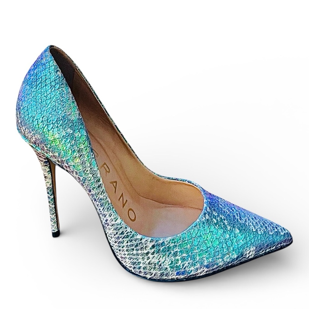 Carrano Iridescent Python Embossed Leather Women'… - image 4